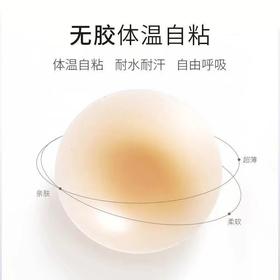 福利款丨硅胶乳贴薄款隐形无痕透气防凸点提拉聚拢#C222901