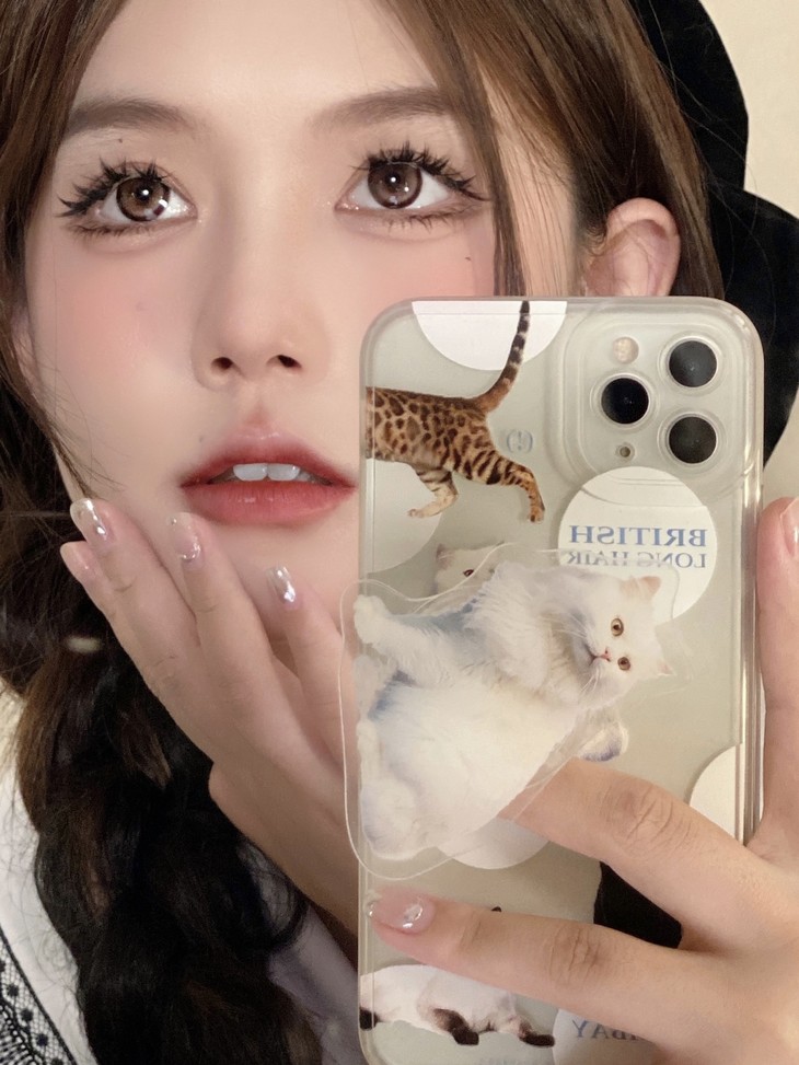 LitchiCream年抛隐形眼镜 蜜桃雪山14.2mm 1副/2片-VVCON美瞳商城16