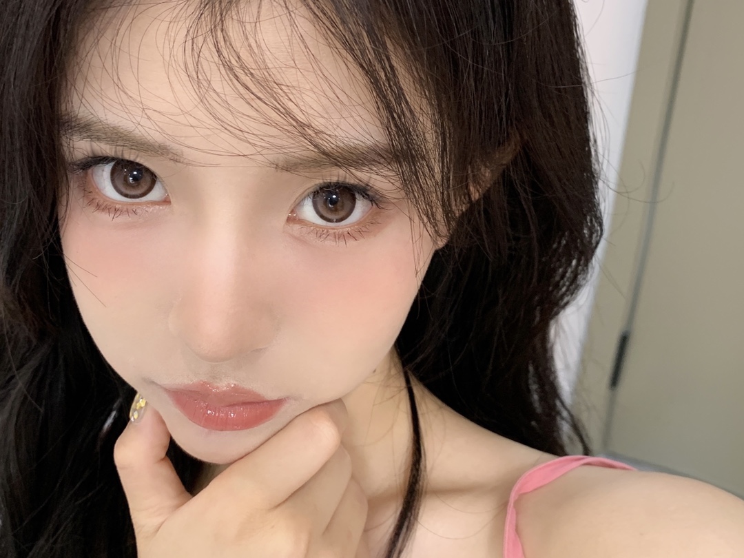 LitchiCream年抛隐形眼镜 蜜桃雪山14.2mm 1副/2片-VVCON美瞳商城13