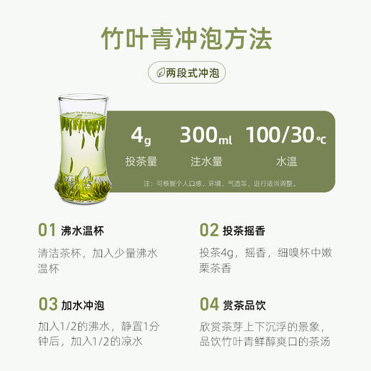 竹叶青峨眉高山绿茶特级（静心）经典礼盒茶叶100g 商品图10