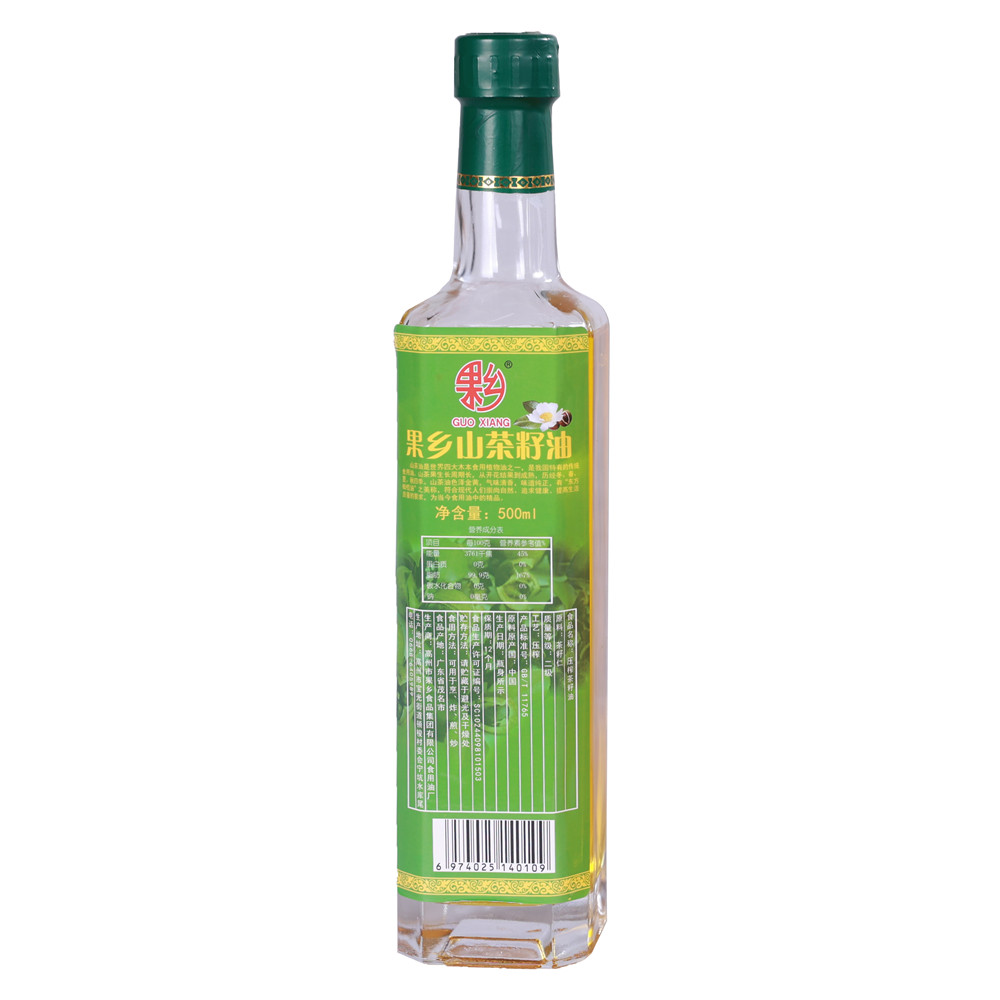 果乡山茶籽油 500ml礼盒