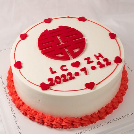 NO.380 ｜喜喜 订婚蛋糕 ｜动物奶油蛋糕 商品图0