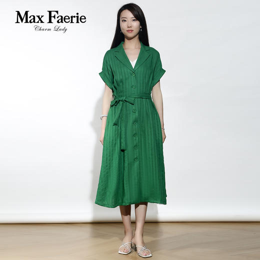 MH2L072麦克斯菲瑞简约气质收腰连衣裙 商品图3