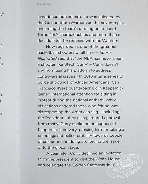 【中商原版】我知道这是真的：斯蒂芬·库里 英文原版 I Know This to Be True: Stephen Curry Geoff Blackwell 商品图5