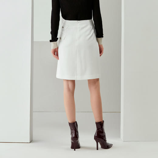 EITIE爱特爱秋冬新款高腰时尚包臀裙短裙半裙半身裙6706404 商品图5