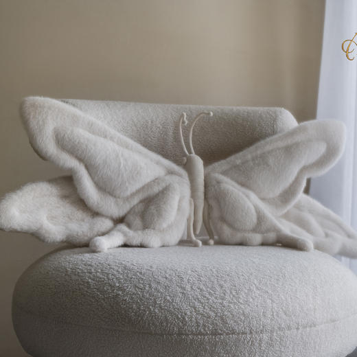 AWHITE 蝴蝶 毛绒玩具礼品艺术衍生品摆件 商品图3