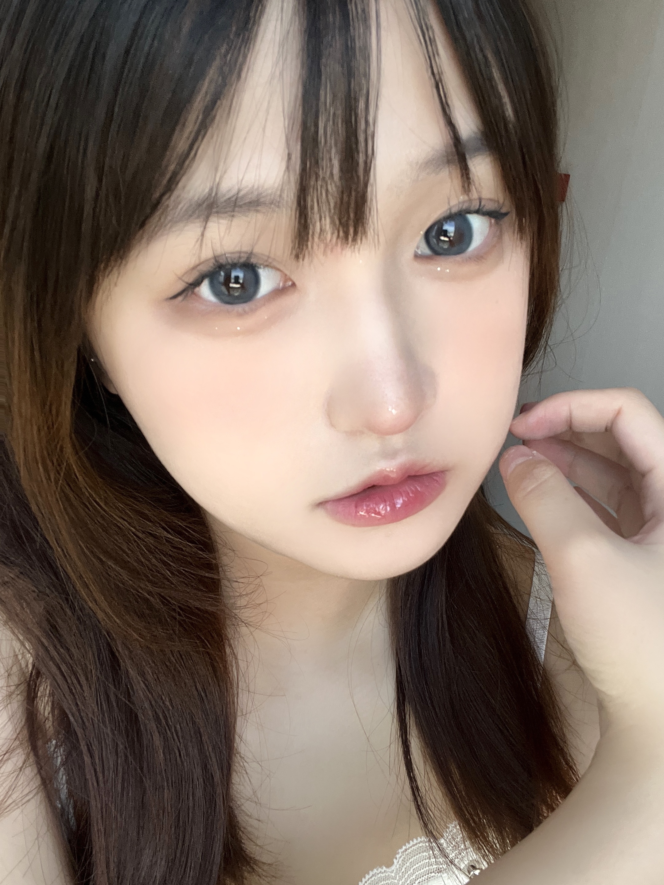 PUFFGIRL年抛隐形眼镜 蓝胖子14.5mm 一副/2片-VVCON美瞳商城21