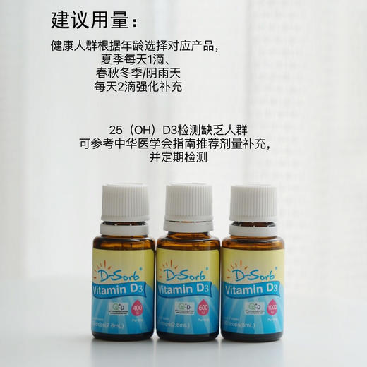 【新版】比补钙更重要|加拿大D-sorb滴适宝维生素D3补钙滴剂100滴【72小时发货】 商品图2
