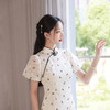 夏季改良短款复古清新年轻款日常休闲遮肉小个子旗袍连衣裙XL-813 商品缩略图2