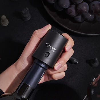 启尔（Cheer）电动红酒开瓶器 自动开瓶器开红酒器红酒塞醒酒器 礼品套装 商品图4