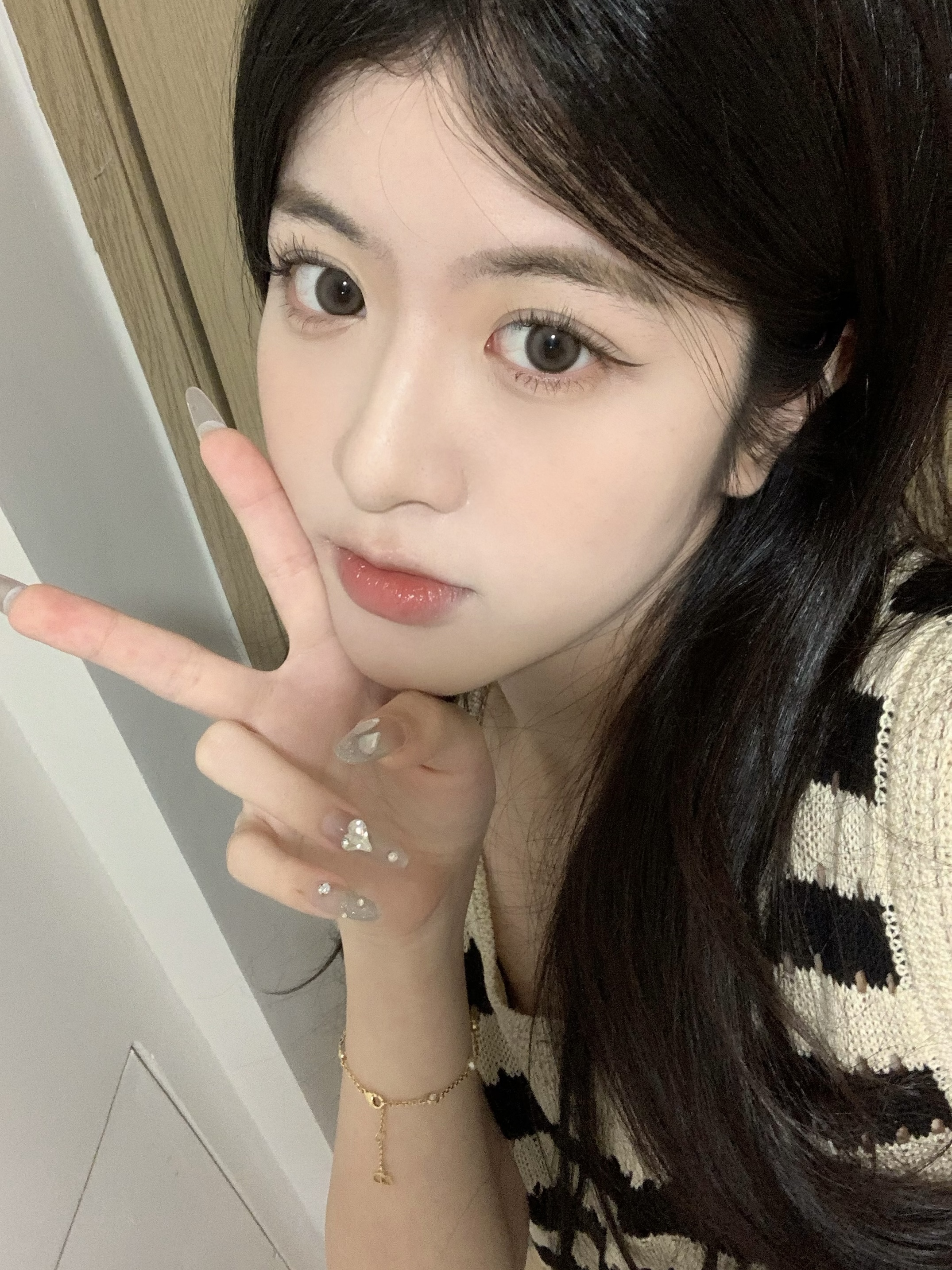 PUFFGIRL年抛隐形眼镜 冰栗子14.5mm 一副/2片-VVCON美瞳商城16