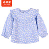 商场同款棉果果秋季新款女童碎花满印小清新印花套头衬衣娃娃领全棉舒适M322150222445 商品缩略图0