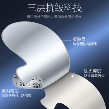 魔盒 夜间抬头纹紧致抗皱特护贴膜7片 淡化皱纹额头川字纹贴 商品图2