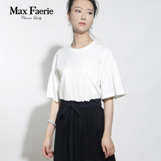 MH2E190 麦克斯菲瑞简约通勤T恤 商品图0