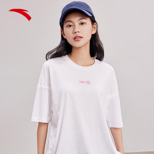 【2XL断码】关晓彤安踏廓形舞蹈T冰感t恤女短袖运动服162237122【无货退款】 商品图1