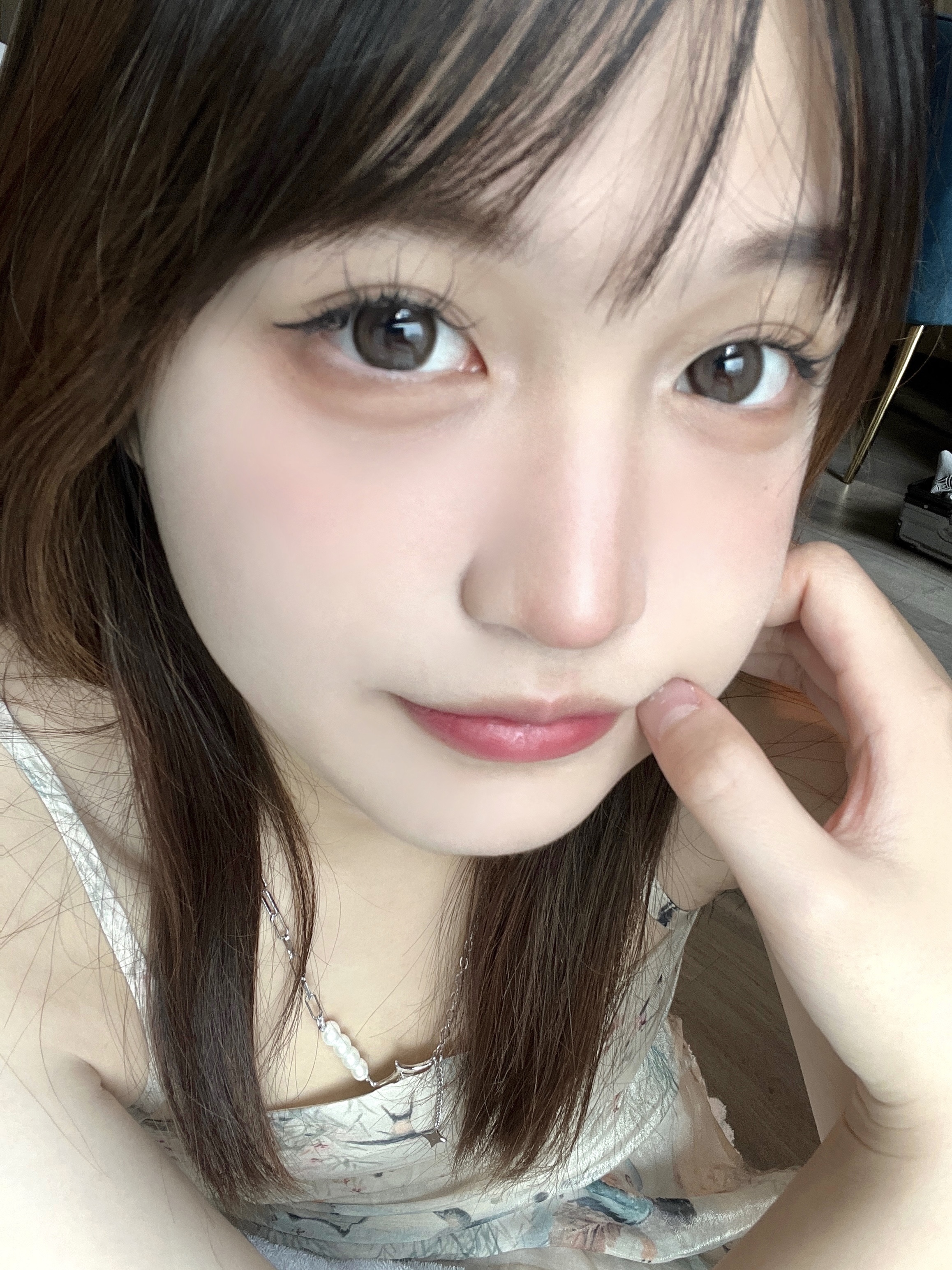 PUFFGIRL年抛隐形眼镜 冰栗子14.5mm 一副/2片-VVCON美瞳商城10