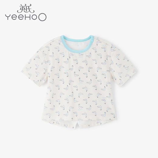 英氏男宝夏季大童短袖T恤套头衫睡衣YLTBJ21002A01 商品图0