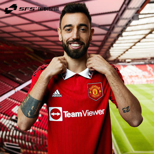 【送球员印号】SFS阿迪达斯Adidas正品22-23曼联球员版球衣短袖足球服成人H13889 商品图3