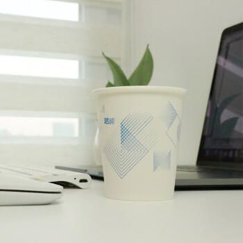 洁成纸杯一次性杯子 245ml加厚纸杯500只装整箱 9盎司增厚 商品图1