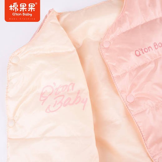 棉果果商场同款秋季女童正反面两穿贴身外穿羽绒马夹M322171922543 商品图8