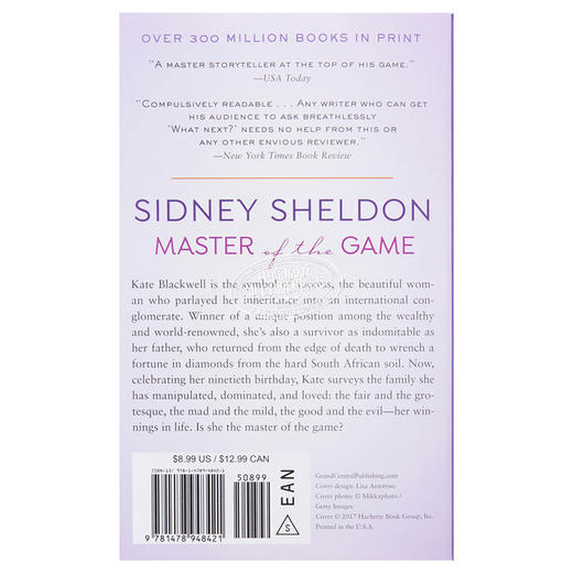 【中商原版】谋略大师 西德尼·谢尔顿 豆瓣高分 英文原版 Master of the Game 商品图1