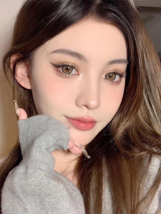 【大直径】Leenscolor-甜茶棕-14.5mm 【年抛 0-1000度 含有525/575】 商品图1