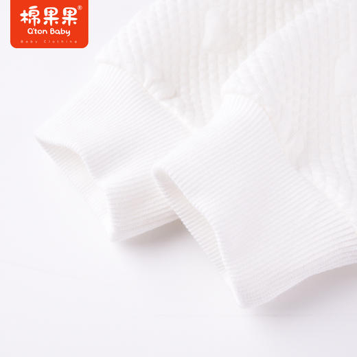 商场同款棉果果秋季新款女童纯色圆领套头空气层卫衣舒适M322180622442 商品图5