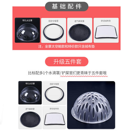 猫包外出双肩包太空舱宠物包装猫背包猫咪外出包便携太空包透明包 商品图7