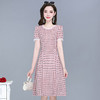YWE BQD926气质减龄印花连衣裙时尚打底裙 商品缩略图1