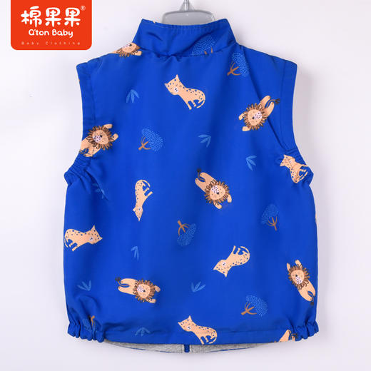 商场同款棉果果秋季新款男童两面穿保暖马夹立领休闲运动M312171422516 商品图5