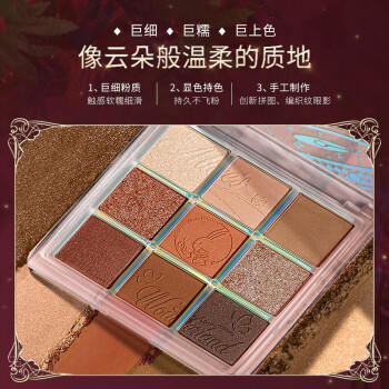 ZEESEA滋色9色眼影盘-栗子盘-爱丽丝梦游奇境联名款 生日礼物 商品图5