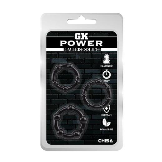 琦莎 锁精环男用阻复环 持久耐力环3只装 成人情趣用品 商品图1