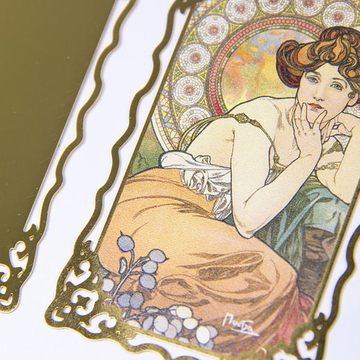 嘉德文创 | 慕夏·金属书签 商品图2