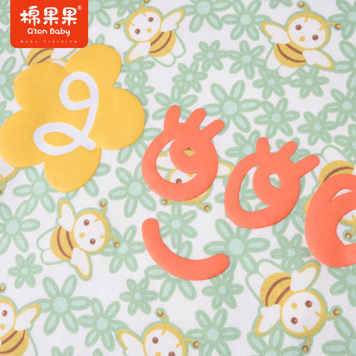 商场同款棉果果秋季新款女童小碎花圆领套头卫衣纯棉舒适抓薄绒M322180222471 商品图4