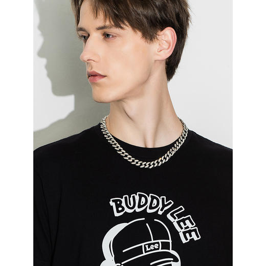 Lee商场同款22春夏新品标准版印花圆领多色男短袖T恤LMT0015943RX 商品图4