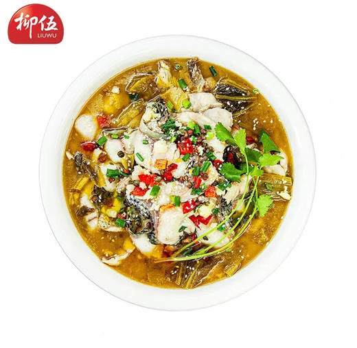 【严选】柳伍酸菜鱼419g*3盒黑鱼片酸菜鱼半成品 商品图1