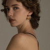 牛角包耳环 UNFOLDSThe Croissant Earrings Gold 牛角包耳环金色/银色 商品缩略图1