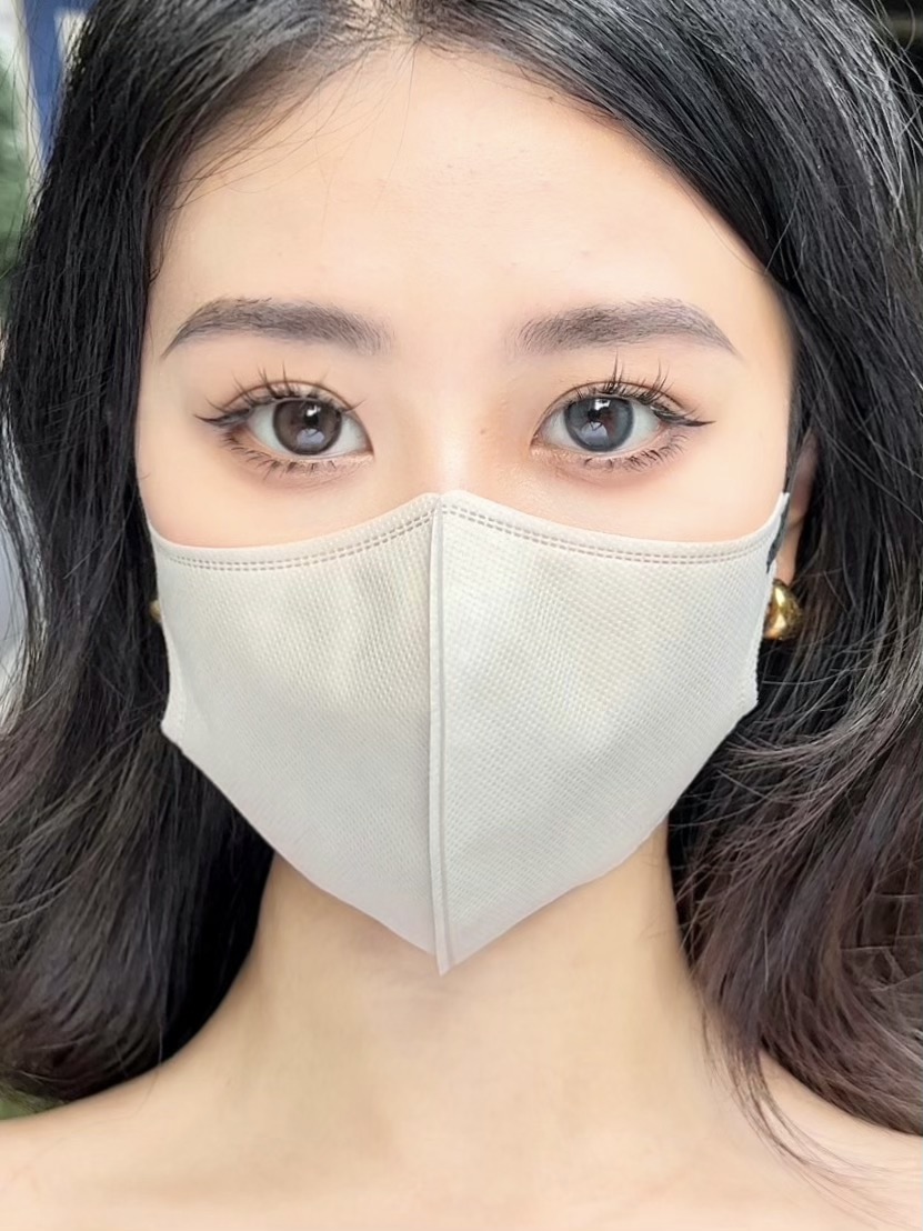 PUFFGIRL年抛隐形眼镜 冰栗子14.5mm 一副/2片-VVCON美瞳商城20