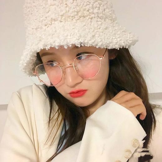 腮红眼镜小红书素颜神器明星同款超轻纯钛防蓝光可配近视复古眼镜 商品图8