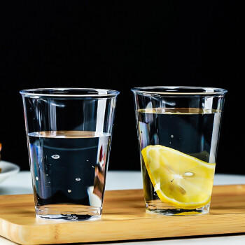 芳草地一次性杯子225ml*100只 航空杯饮水杯招待茶杯直筒硬塑饮料啤酒杯 商品图2