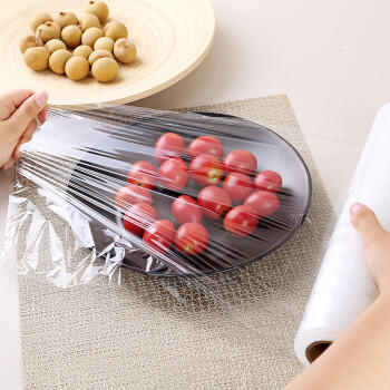 洁成一次性手撕点断式PE保鲜膜30cm*210米大卷装 商品图4