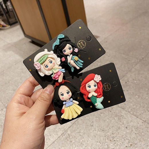 卡通公主可爱美少女发夹鸭嘴夹儿童刘海夹 商品图3