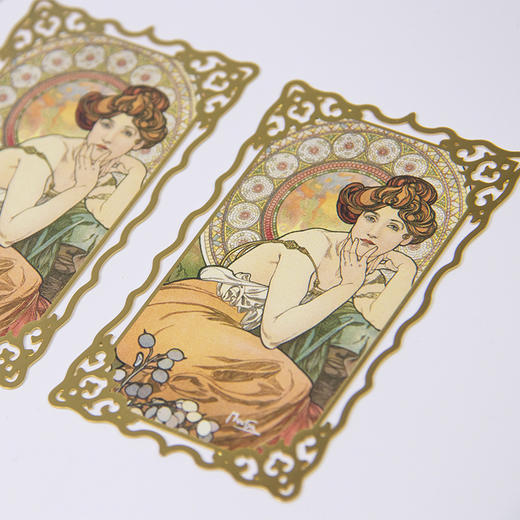 嘉德文创 | 慕夏·金属书签 商品图1