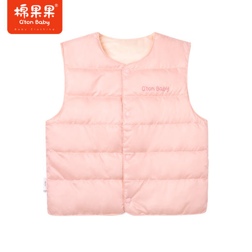 棉果果商场同款秋季女童正反面两穿贴身外穿羽绒马夹M322171922543 商品图4