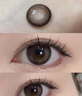 （日抛）CHERRYPLUM  可可泡芙  14.4mm 着色13.7mm