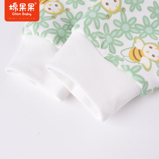 商场同款棉果果秋季新款女童小碎花圆领套头卫衣纯棉舒适抓薄绒M322180222471 商品图2