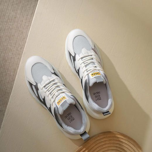 西村名物2022年秋新款网面透气过渡鞋系带休闲鞋男10461 商品图1