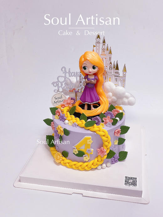 长发公主主题蛋糕3 商品图2