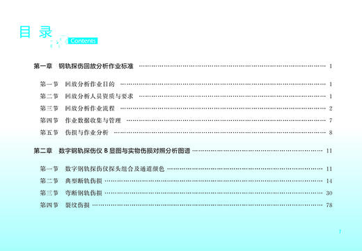 978-7-113-24758-4 钢轨探伤典型伤损对比分析图谱 商品图2