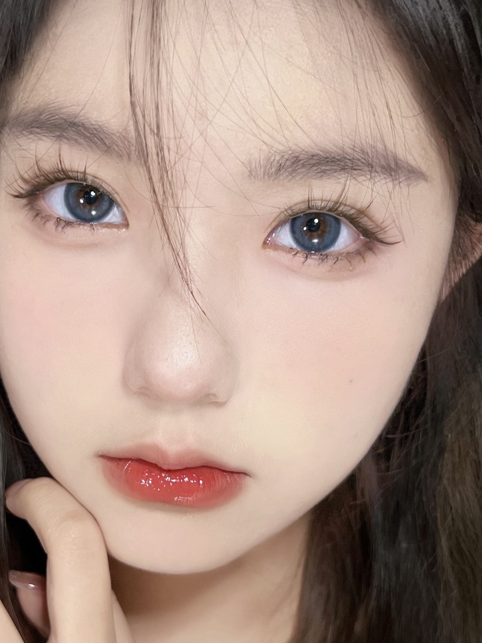PUFFGIRL年抛隐形眼镜 蓝胖子14.5mm 一副/2片-VVCON美瞳商城13